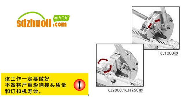 KJ1000/KJ2000/KJ1250手拉式订扣机